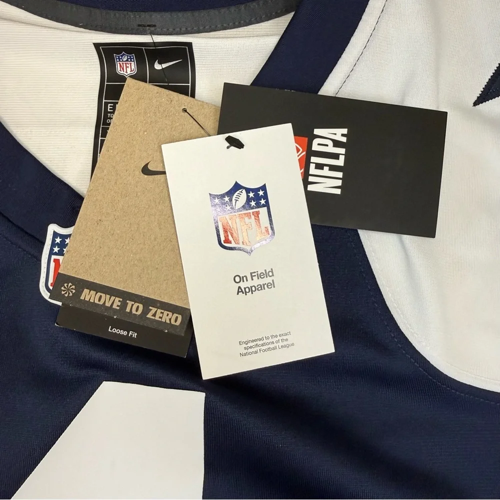Nike Dak Prescott #4‎ Cowboys Jersey XXL Navy NFL Game Jersey NWT